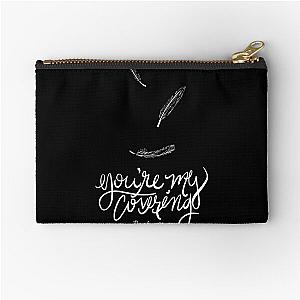 Under Your Wings  You're My Covering  Lauren Daigle, Psalm 91:4 Zipper Pouch