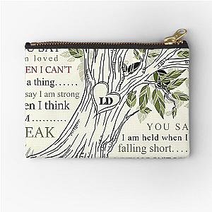 Lauren Daigle - You Say Lyrics Zipper Pouch