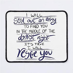 I Will Rescue You - Lauren Daigle Mouse Pad