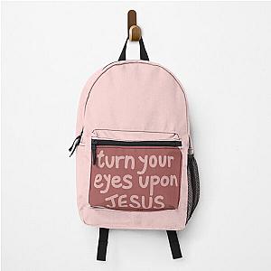 Turn your eyes upon Jesus, Lauren Daigle - Pink Version Backpack