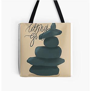 Letting Go  I Trust in You  Lauren Daigle  Rock Cairn All Over Print Tote Bag