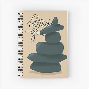 Letting Go  I Trust in You  Lauren Daigle  Rock Cairn Spiral Notebook