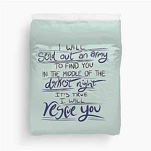 I Will Rescue You Lauren Daigle Duvet Cover