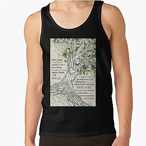 You Say Lauren Daigle Tree - You Say I Am Loved When I Cant Feel Anything Tank Top