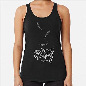 Under Your Wings You're My Covering Lauren Daigle Psalm 91 Racerback Tank Top