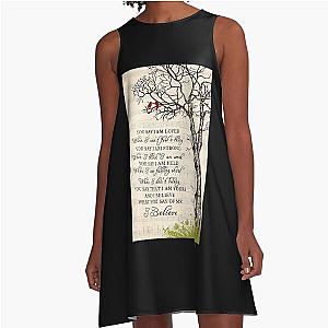 You Say Lauren Daigle Cardinal Bird 
You Say I Am Loved When I Feel A Thing In A Line Dress