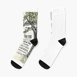 Lauren Daigle - You Say - Tree And Cardinal Bird Socks