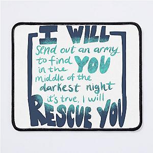 Rescue by Lauren Daigle Mousepad