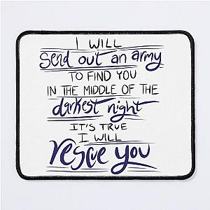 I Will Rescue You Lauren Daigle Mouse Pad