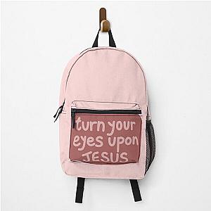Turn your eyes on Jesus Lauren Daigle Pink Version Backpack