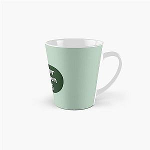 Turn your eyes on Jesus Lauren Daigle Forest Green Light Grey Mug