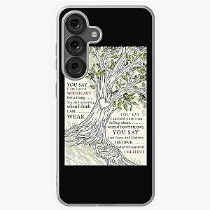 You Say Lauren Daigle Tree - You Say I Am Loved When I Cant Feel A Thing Samsung Galaxy Soft Case