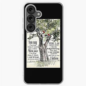 Lauren Daigle - You Say - Tree and Cardinal Bird Samsung Galaxy Case