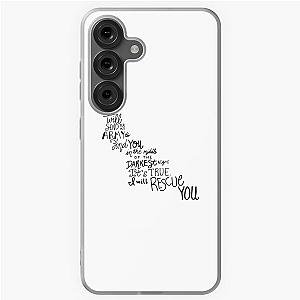 Rescue by Lauren Daigle Lyric Art Samsung Galaxy Soft Case