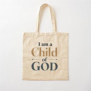 I am a child of God Jesus Lauren Daigle Inspired Christian Faith Christianity Cotton Tote Bag