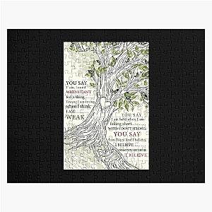 You Say Lauren Daigle I Am Loved When Cant Feel A Thing Jigsaw Puzzle