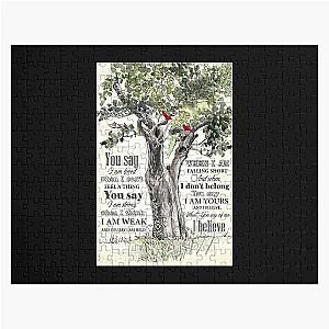 Lauren Daigle - You Say - Tree And Cardinal Bird Jigsaw Puzzle