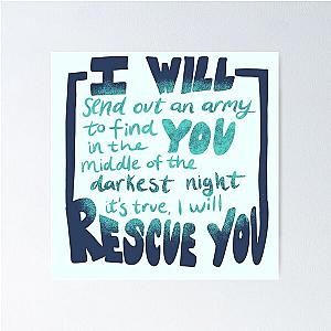 Rescue by Lauren Daigle Poster