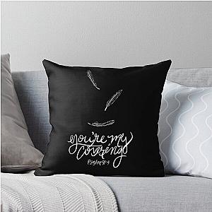 Under Your Wings You're My Covering Lauren Daigle Psalm 91:4 Throw Pillow