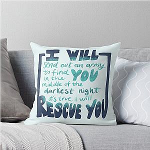 Rescue by Lauren Daigle Throw Pillow