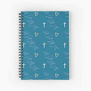 I am loved, I am strong, I am held, Lauren Daigle lyrics Spiral Notebook