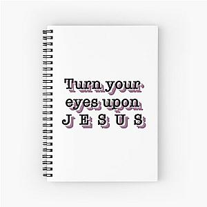 Turn your eyes on Jesus song quote Lauren Daigle Christian Notebook