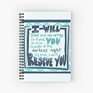 Rescue by Lauren Daigle Notebook