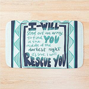 Rescue by Lauren Daigle Bathmat