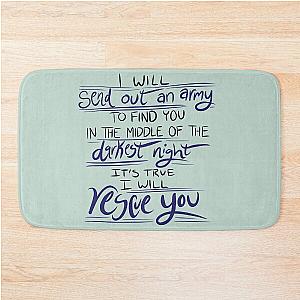 I Will Rescue You Lauren Daigle Bath Mat
