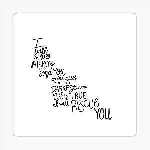 Rescue Me - Lauren Daigle Lyric Sticker