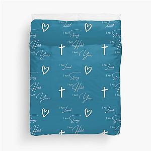 I am loved, I am strong, I am held - Lauren Daigle lyrics Duvet Cover