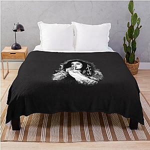 Lauren Jauregui black logo Classic Throw Blanket