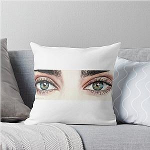 Lauren Jauregui Stare Coloured Pencil Drawing Throw Pillow
