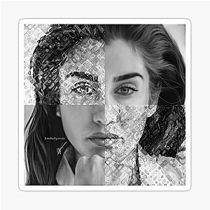 Lauren Jauregui Digital Painting Sticker
