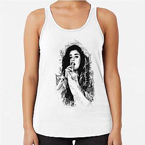 Lauren Jauregui black Racerback Tank Top
