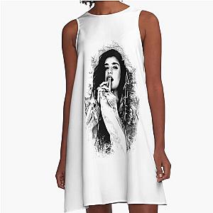 Lauren Jauregui Black A-Line Dress