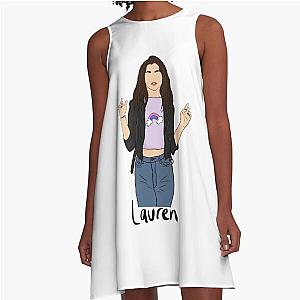 Lauren Jauregui Rainbow A-Line Dress