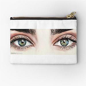 Lauren Jauregui Stare Coloured Pencil Drawing Zipper Pouch