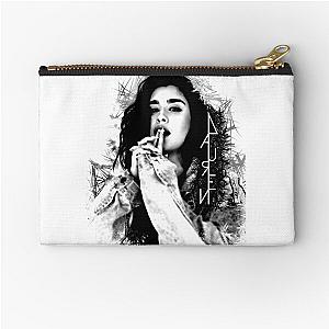 Lauren Jauregui black logo Zipper Pouch