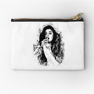 Lauren Jauregui black white Zipper Pouch