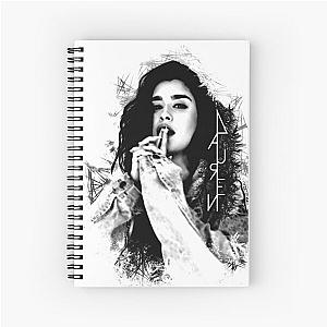 Lauren Jauregui black logo Spiral Notebook