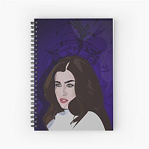 Original Digital Art of Lauren Jauregui Spiral Notebook