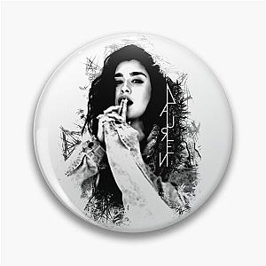 Lauren Jauregui black logo Pin