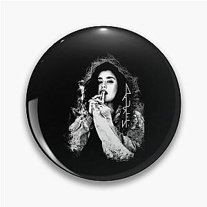 Lauren Jauregui black logo Pin