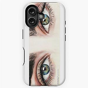 Lauren Jauregui Stare Coloured Pencil Drawing iPhone Case