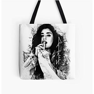 Lauren Jauregui black logo All Over Print Tote Bag