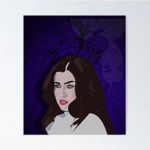 Original Digital Painting of Lauren Jauregui Poster becomes 
Original Digital Lauren Jauregui Poster