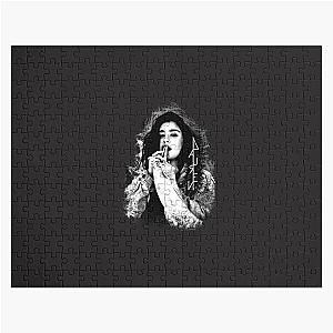 Lauren Jauregui black logo Classic T-Shirt Jigsaw Puzzle