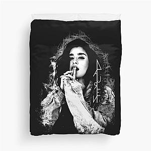 Lauren Jauregui black logo Classic Duvet Cover