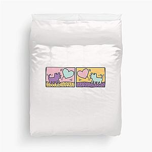 LaurenzSide Puppy Love Duvet Cover